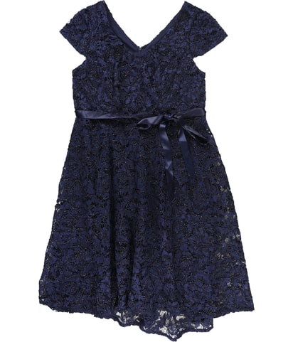 Lace Midi Fit & Flare Cocktail Dress