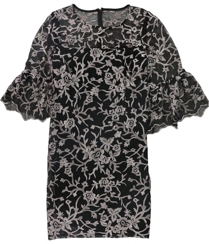 Lace Illusion Sheath Dress