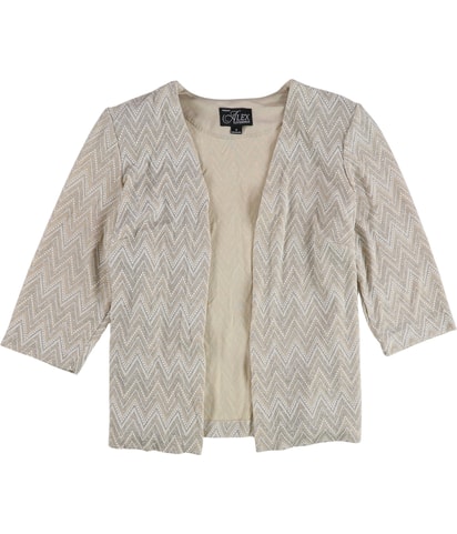 Geometric-Print Cardigan Sweater
