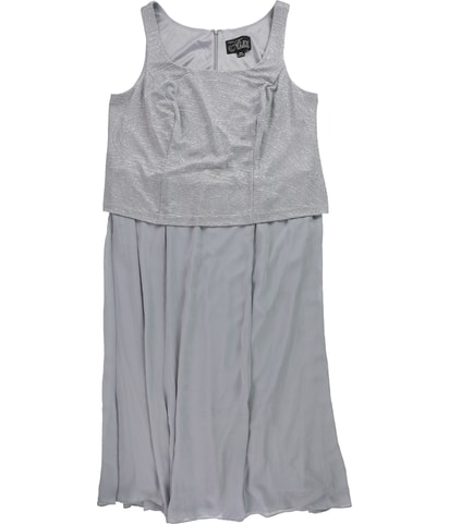 Metallic Layered Dress