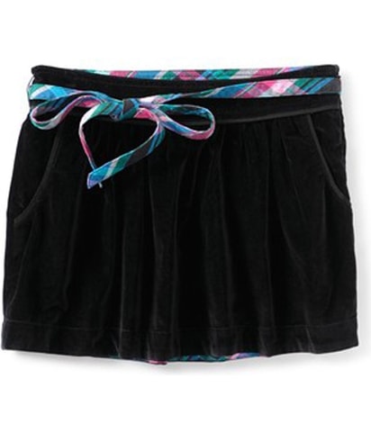 Aeropostale Velour Removable Belt Mini Skirt