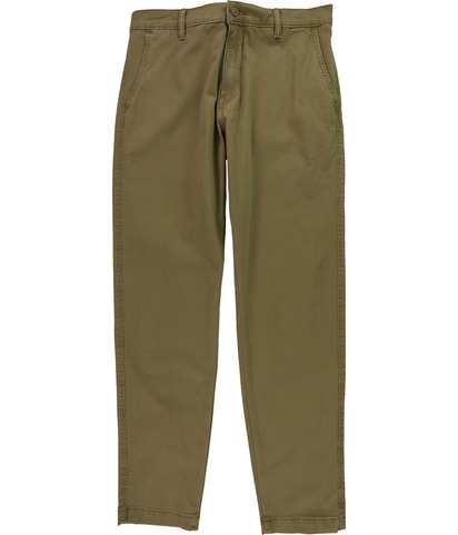 Solid Straight Leg Relaxed Chino Casual Pants