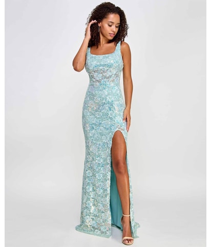 Embellished Gown Dress
