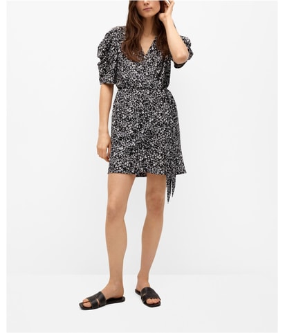 Tie-Waist Mini Dress
