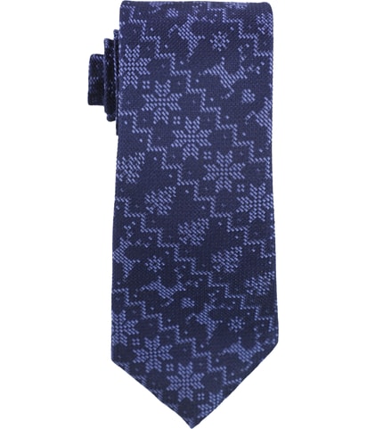 Holiday Snowflake Self-tied Necktie