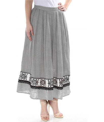 Cotton A-line Skirt