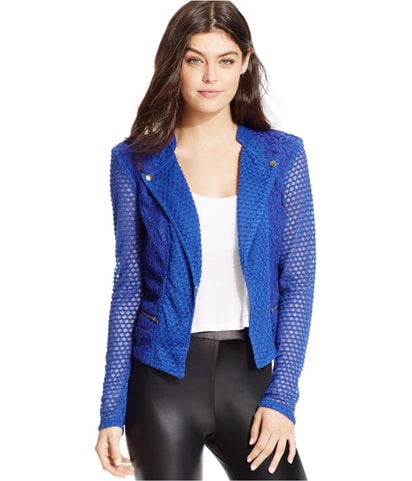 Illusion-Sleeve Motorcycle Jacket