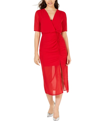 Ruched Midi Dress