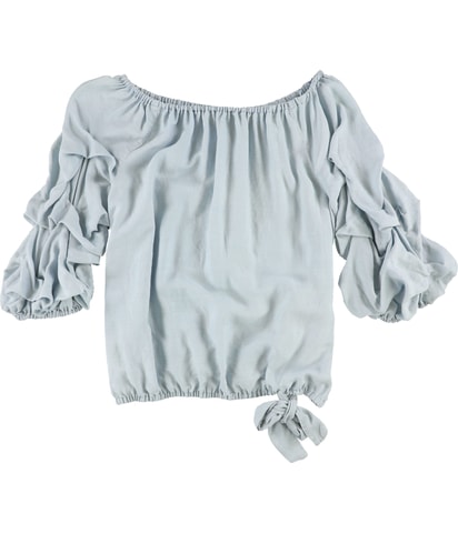 Tie-Waist Off the Shoulder Blouse