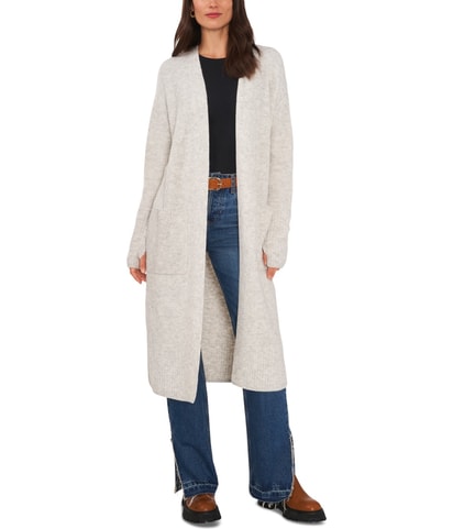 Open-Front Cardigan Sweater