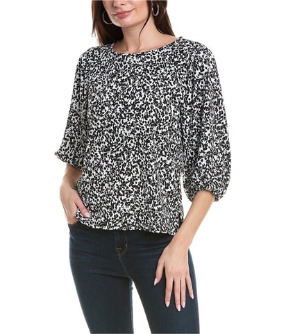 Floral Knit Blouse