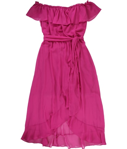 Ruffed Ruffled Dress