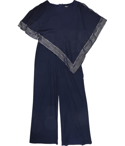 Asymmetrical Cape Jumpsuit