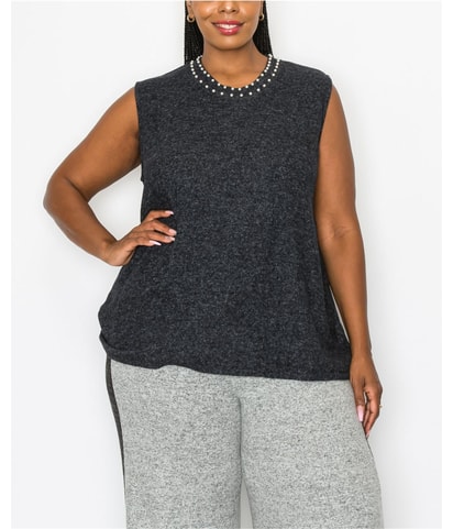 Cozy Embellished Tank Top