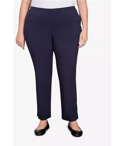 Stretch Straight Leg Casual Pants