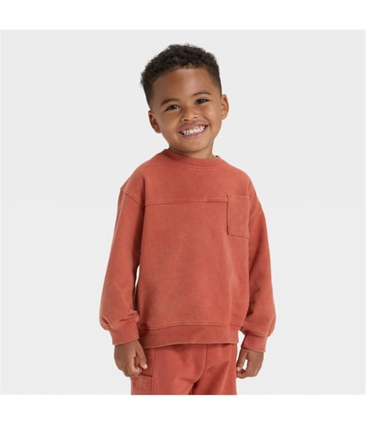 Washed French Terry Sweatshirt