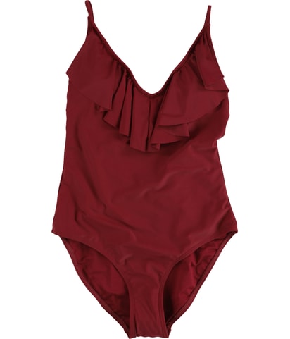 Ruffle Crossback One Piece Tankini
