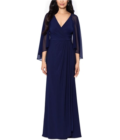 Capelet Sleeve A-line Dress