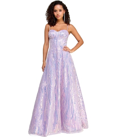 Strap Sweetheart Neckline Prom Dress Gown Corset Dress