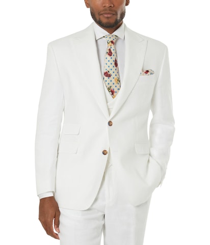 Linen Two Button Blazer Jacket