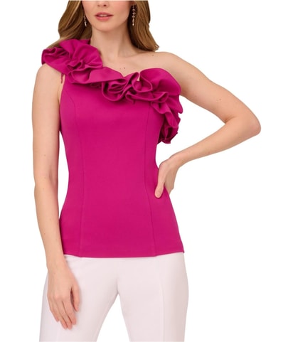 Crepe Ruffled Blouse