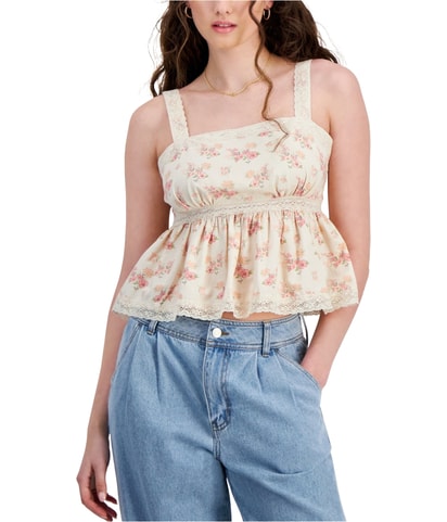 Floral Top Baby Doll Blouse