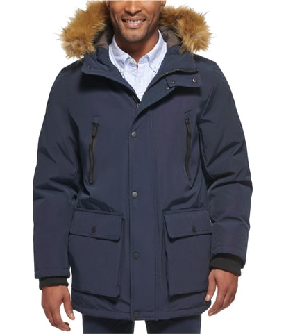 Faux-Fur Parka Coat