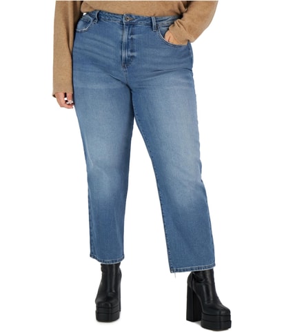 Trendy Retro Regular Straight Leg Jeans