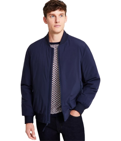 Stretch Poly Bomber Jacket