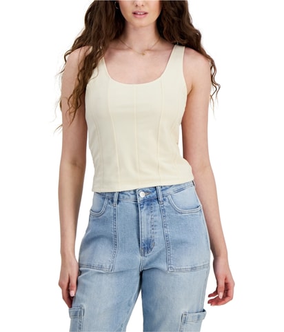 Mesh Corset Tank Top