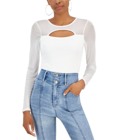 Cutout Illusion Bodysuit