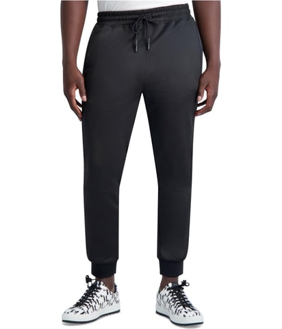 Tonal Logo Straight Leg Track Athletic Pants
