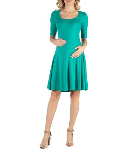 Maternity Fit & Flare A-line Dress