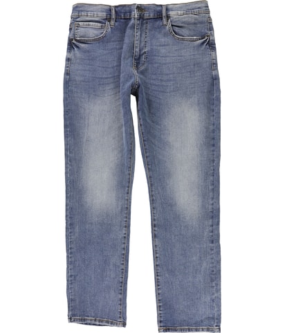 Distressed Slim-Fit Stretch Tapered Slim Jeans