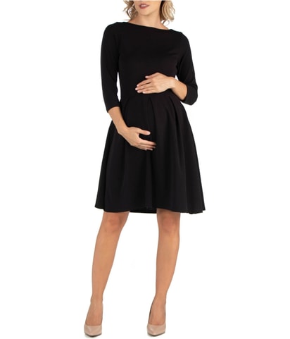 Maternity Fit & Flare Dress