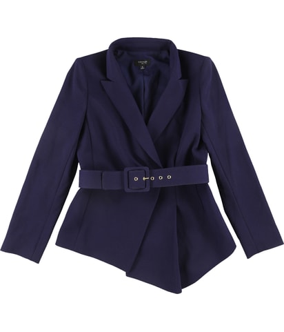 Belted One Button Blazer Jacket