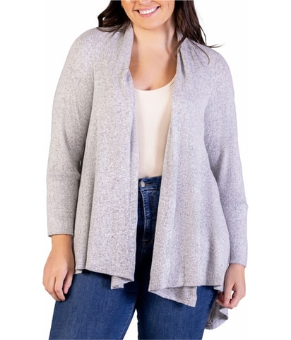Heathered Cardigan Sweater