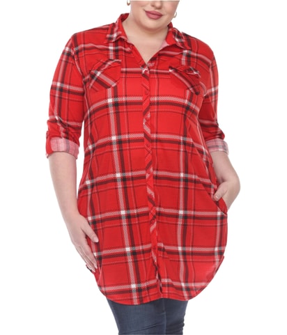 Tunic Button Down Blouse