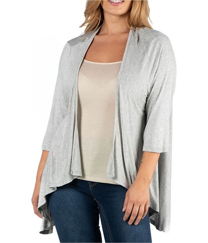 Elbow Length Cardigan Sweater