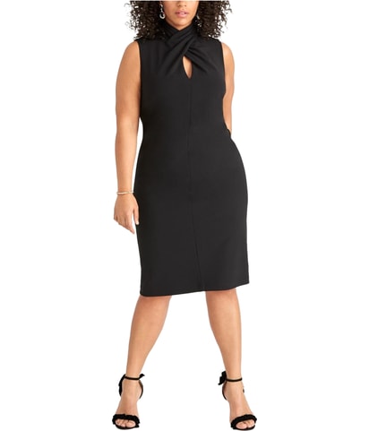 Solid Sheath Dress