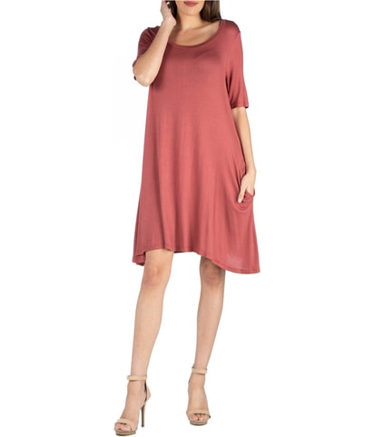 Pocket Detail T-Shirt Dress
