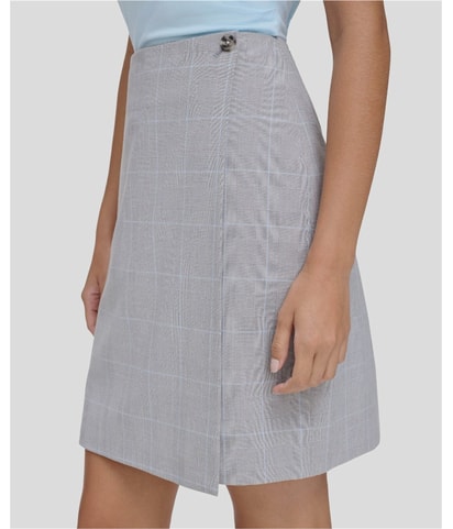 Plaid Pencil Skirt