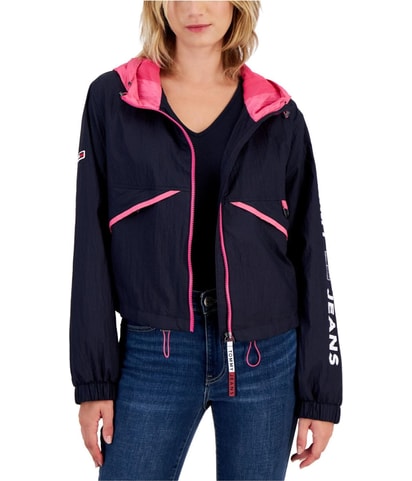 Nylon Specialty Colorblock Windbreaker Jacket