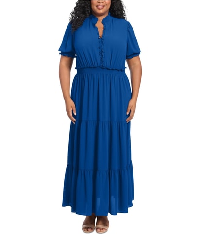 Smocked Tiered Maxi Dress