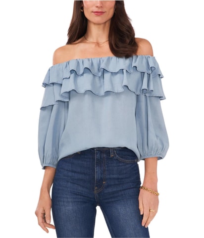Ruffled Off the Shoulder Blouse