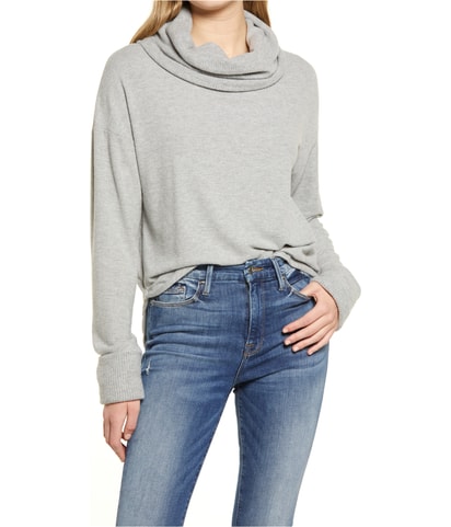 Cowl Neck Pullover Sweater