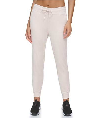 Easy-Fit Velour Tapered Jogger Casual Pants