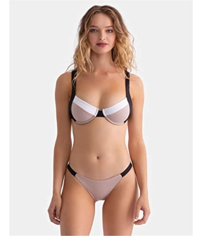 Heather Mini Bikini Swim Bottom
