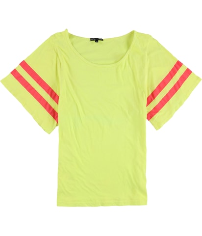 Striped Sleeves Graphic T-Shirt