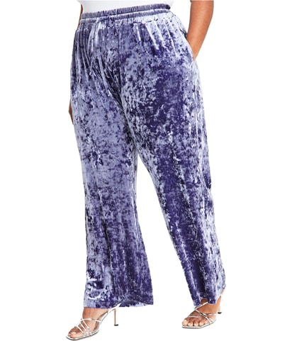 Crushed Straight Leg Lounge Casual Pants